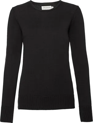 Produktbild von Russell Collection Ladies' Crew Neck Knitted Pullover