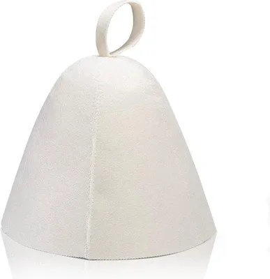 Produktbild von Saunahut und Fellmütze für Damen und Herren, Schutz bei Dusche und Sauna