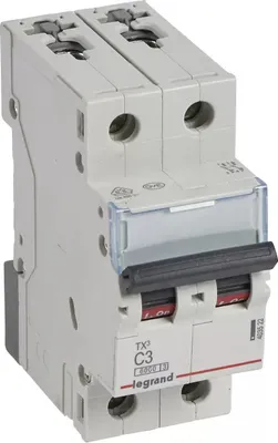 Productafbeelding van Legrand TX3, Miniatuur stroomonderbreker, Type C, IP20, 240 - 415 V