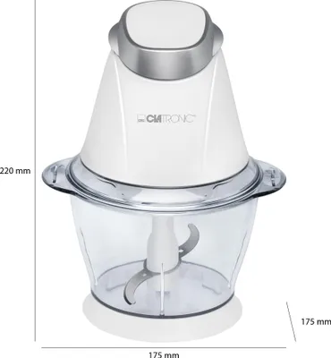 Image de Hachoir électrique Clatronic MZ 3579 1 L Blanc 250 W