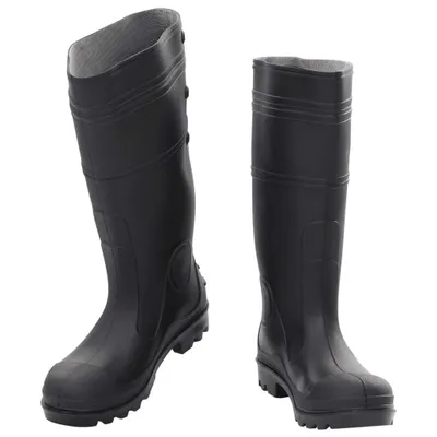 Zdjęcie produktu dla vidaXL Buty gumowe czarne rozmiar 38 PVC