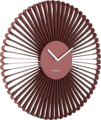 Produktbild von Karlsson - Cascara Wanduhr - Roter Ocker - Ø50cm