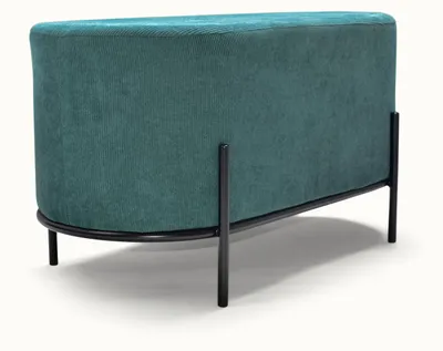 Immagine prodotto di LIPSIA VELVET - Pouf ovale in velluto a coste