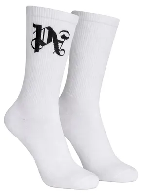 Produktbild von Palm Angels Lange Herren-Baumwollsocken PMRA001E23FAB0020110
