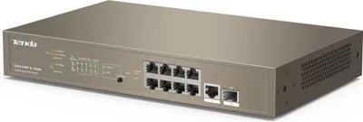 Produktbild von Tenda TEG5310P-8-150W Netzwerk-Switch Managed L3 Gigabit Ethernet (10/100/1000) Power over Ethernet (PoE) 1U Grau