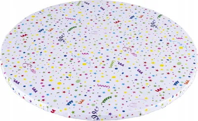 Image de Fond de tarte confettis 25 cm