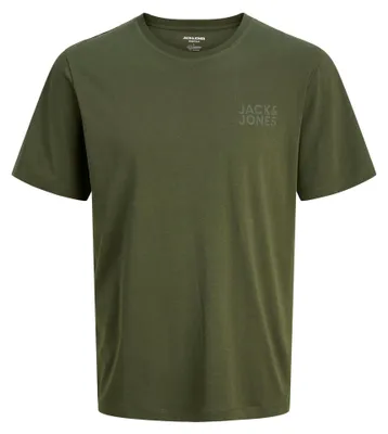 Zdjęcie produktu dla JACK & JONES Jjecorp - T-shirt z logo, krótki rękaw, dekolt okrągły, dostępny w rozmiarach plus size