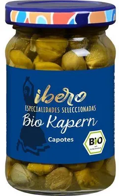Produktbild von Ibero Kapern Capotes 60 G Glas Vegan Proteinreich Säuerlich-würzig