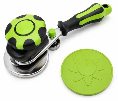 Produktbild von Manuelle Dosenverschließmaschine, Dosenversiegler mit Handkurbel, verstellbar, robustes Metall, für Konservendosen, Küche, Gastronomie und Lebensmittel