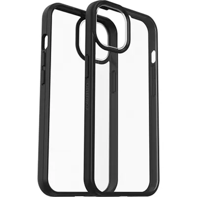 Produktbild von OtterBox React Hülle für Apple iPhone 13 Smartphone - Transparent/Schwarz - Softtouch