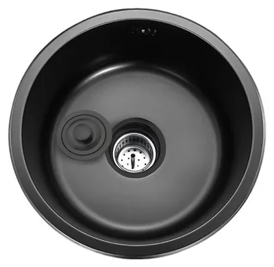 Productafbeelding van Ronde RVS Wasbak T-304 - Onderbouw/Bovenbouw - Corrosiebestendig