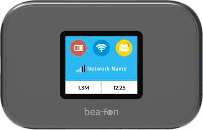 Obrázok produktu pre Beafon MR3_EU001B, Wi-Fi 4 (802.11n), Jednopásmové (2,4 ghz), 4G, Čierna, Prenosný smerovač
