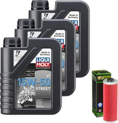 Image de Kit d'entretien pour BMW R 65 1.Serie 248 année 1978, LIQUI MOLY 15W-50 Street 3L