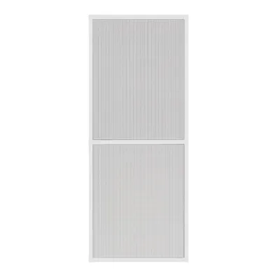 Produktbild von Fliegengitter Insektenschutz Fenster Alu Rahmen nach auf Maß ohne Bohren Bausatz,Farbe:weiß (RAL9010),Größe (Breite x Höhe):130 x 240 cm