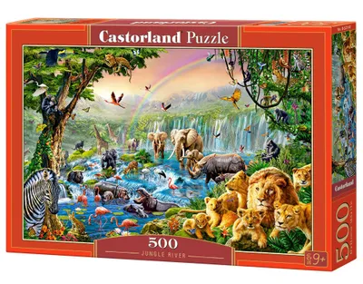 Produktbild von Castorland Jungle River 500 pcs, 500 Stück(e), Fauna, 9 Jahr(e)