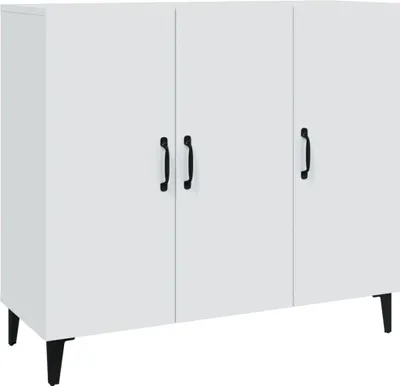 Obrázek produktu pro vidaXL Příborník bílý 90x34x80 cm Dřevěná konstrukce