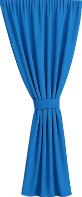 Produktbild von Gartenvorhang 1 Stück 155x240cm, Garten Vorhang Blau, Terrasse Vorhang, wasserdichter Außenvorhang, Balkon Vorhang, Außenvorhang
