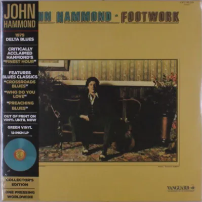 Obrázek produktu pro John Hammond: Footwork (Collectors Edition) (Turquoise Vinyl)