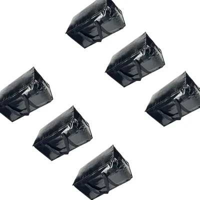 Produktbild von Aufbewahrungsbeutel mit 80 l Fassungsvermögen für den einfachen Transport, die Organisation im Schlafsaal und die Aufbewahrung unter dem Bett, 6 Stück
