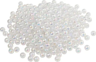 Produktbild von VBS XXL Perlen "Klar-Irisierend", 250 g Ø 10 mm