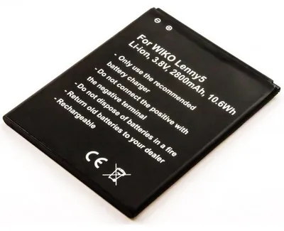 Produktbild von Akku für Wiko Lenny 5 Li-Ion 3,8 Volt 2800 mAh schwarz