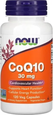 Produktbild von NOW Foods - Coenzym Q10, 30mg, 60 vkaps