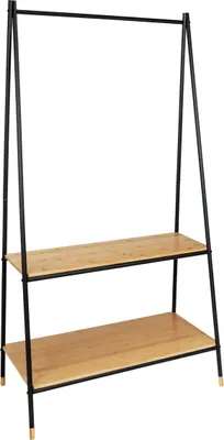 Produktbild von WENKO Metall  Standgarderobe Loft in Schwarz 90 x 167 x 42 cm