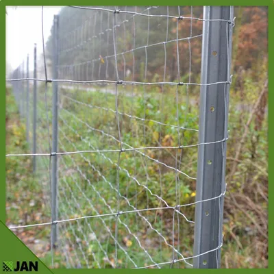 Produktbild von Wildzaun - Forstzaun – Knotengeflechtzaun - 1 M Höhe - 50 M Länge - Wetterfest - 100/10/15 L verzinkt