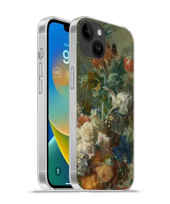 Produktbild von MuchoWow® Handyhülle Schutzhülle Hülle für Apple iPhone 14 Plus - Soft case Stilleben mit Blumen - Gemälde von Jan van Huysum Silikon Softcase Handy Hülle - Abbildung