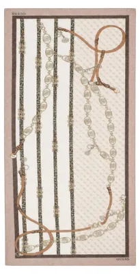 Immagine prodotto di Guess SCIARPA STAMPATA da donna, color oro: Taglia - UNICA Taglia: UNICA