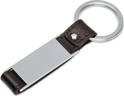 Produktbild von Schlüsselanhänger aus Leder und Stahl AS0036