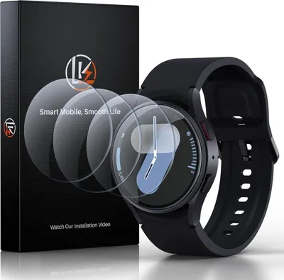 Produktbild von Panzer Schutzglas für Samsung Galaxy Watch 7/6/5/4/SE 40mm, 9H Glas Folie, Blasenfrei