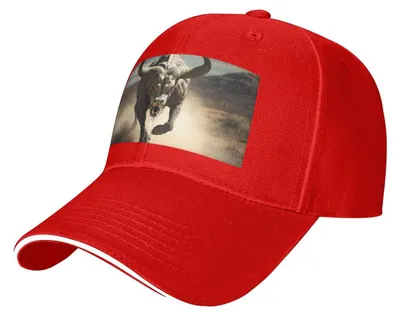 Immagine prodotto di Cappellino da baseball con stampa del teschio di toro - Berretto unisex regolabile