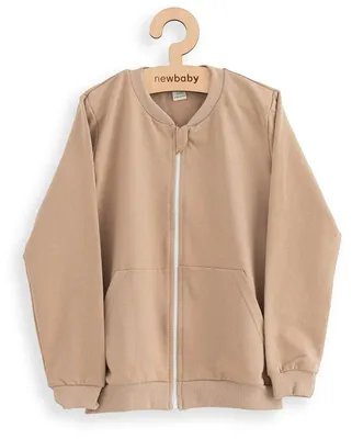 Obrázek produktu pro Dětská tepláková mikina New Baby Kindergarten hnědá