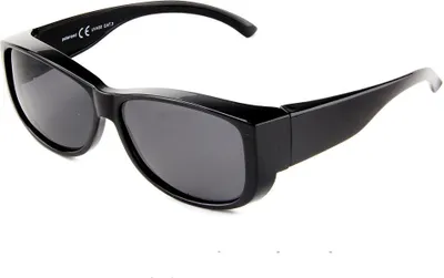 Produktbild von Polarisierte Überzieh Sonnenbrille Überziehbrille Überbrille Fit Over BM5026 farbe SCHWARZ