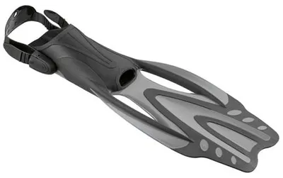 Immagine prodotto di Pinne da nuoto Beco Dx 3.0 con tallone regolabile, grigio