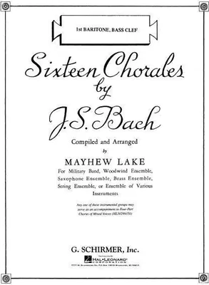 Image de Bach, J. : Seize chorals
