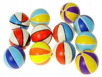 Produktbild von Adar Basket Schaumstoffball Antistress Basketball 6cm