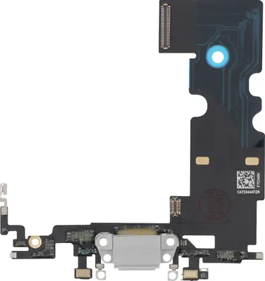 Image de Clappio, connecteur de charge Lightning pièce de rechange pour iPhone SE 2020, argent