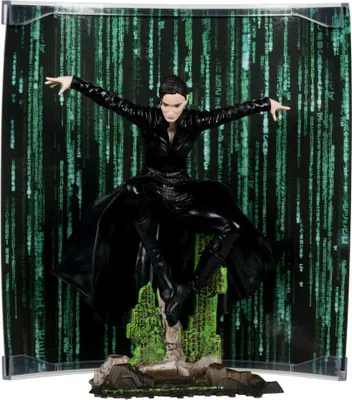 Produktbild von Mcfarlane Toys Matrix Movie Maniacs Trinity-figur 15 Cm Schwarz  Schwarz One Size