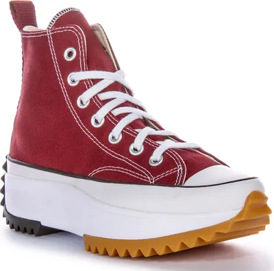 Produktbild von Converse Run Star Hike Platform Cherry Textile Turnschuhe in Kastanienbraun – undefined / Kastanienbraun