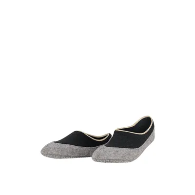 Produktbild von FALKE Cosyshoe dames huissokken, kort model, donkergrijs (anthracite melange)