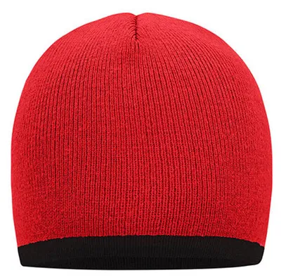 Image de Myrtle Beach - Casquette à bord contrasté LT1164 (taille unique) (rouge/noir)