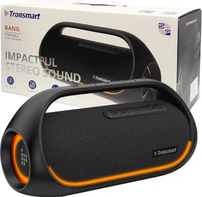 Obrázek produktu pro Tronsmart Bang Voděodolný Bezdrátový Bluetooth Reproduktor 60W S Funkcí Powerbanky Černý (723928)