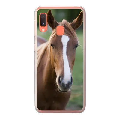 Produktbild von MuchoWow® Handyhülle Schutzhülle Hülle für Samsung Galaxy A20e Pferd - Natur - Porträt Silikon Softcase Handy Hülle - Abdeckung