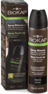 Obrázok produktu pre Nutricolor Delicato Spray Touch Up Black 75 ml