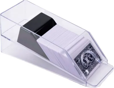 Produktbild von INF Transparenter Kartenmischer und -geber für 6 Decks