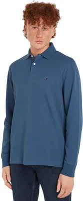 Obrázok produktu pre Polokošeľa Tommy Hilfiger regular fit modrá jednofarebná