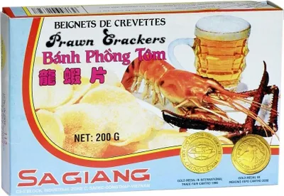 Produktbild von [ 200g ] SA GIANG Garnelencracker / Krabbenchips / Kroepoek / Krabbenbrot