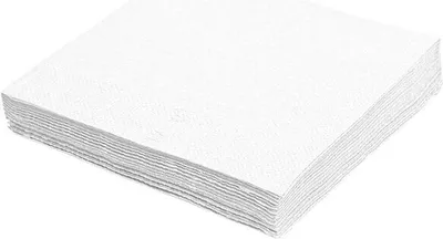 Produktbild von 200x Servietten 24 x 24 cm 1/4 -Falz 3-lagig weiß